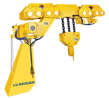 JDN Monorail EH25 - EH100 Air Hoist