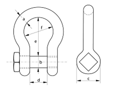 Commercial Bow Shackle