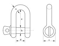 Small Dee Shackle